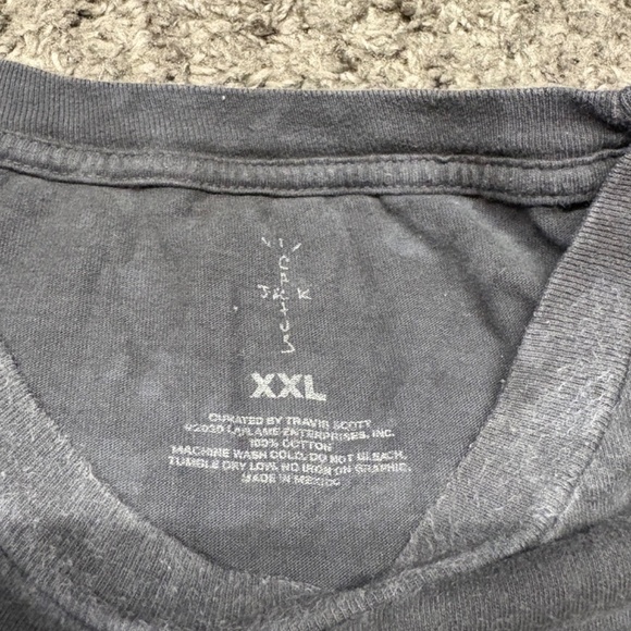 Travis Scott Cactus Jack Hot Wheels BMW M3 Tie Dye Flame Tee Size XXL - Picture 2 of 4